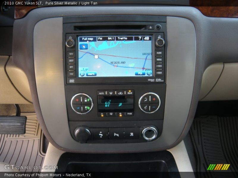 Pure Silver Metallic / Light Tan 2010 GMC Yukon SLT