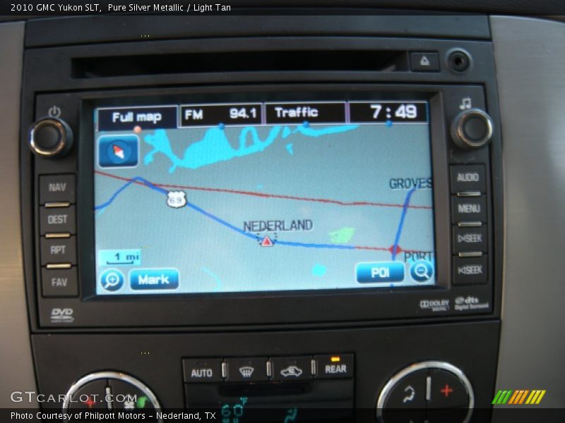 Pure Silver Metallic / Light Tan 2010 GMC Yukon SLT