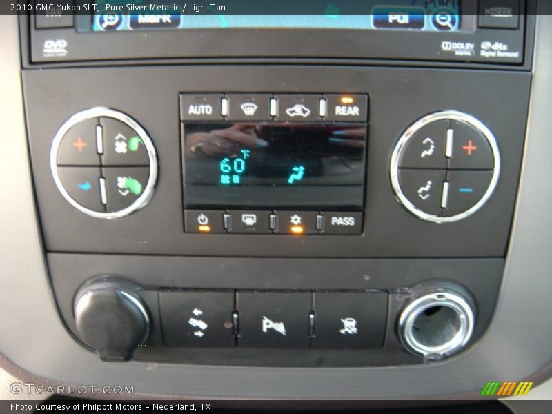 Pure Silver Metallic / Light Tan 2010 GMC Yukon SLT