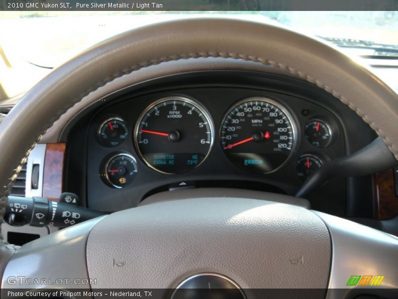 Pure Silver Metallic / Light Tan 2010 GMC Yukon SLT