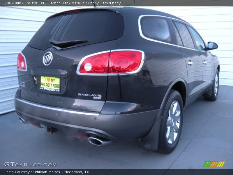 Carbon Black Metallic / Ebony Black/Ebony 2009 Buick Enclave CXL