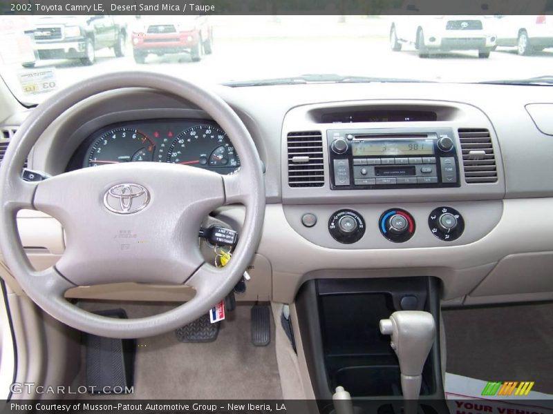 Desert Sand Mica / Taupe 2002 Toyota Camry LE