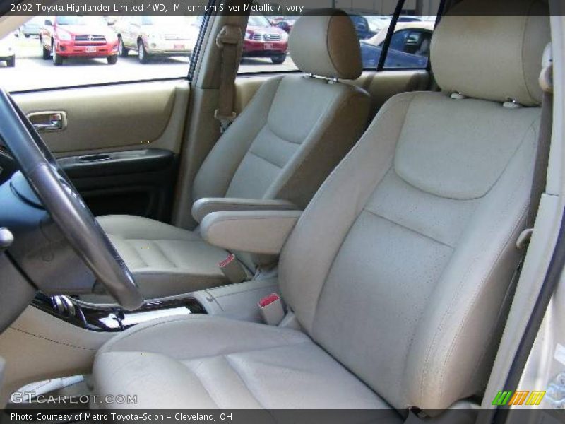 Millennium Silver Metallic / Ivory 2002 Toyota Highlander Limited 4WD