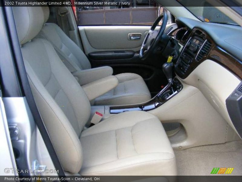 Millennium Silver Metallic / Ivory 2002 Toyota Highlander Limited 4WD