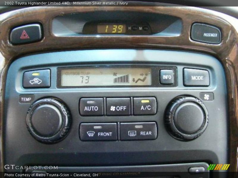 Millennium Silver Metallic / Ivory 2002 Toyota Highlander Limited 4WD