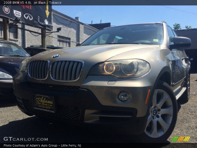 Jet Black / Tobacco 2008 BMW X5 4.8i