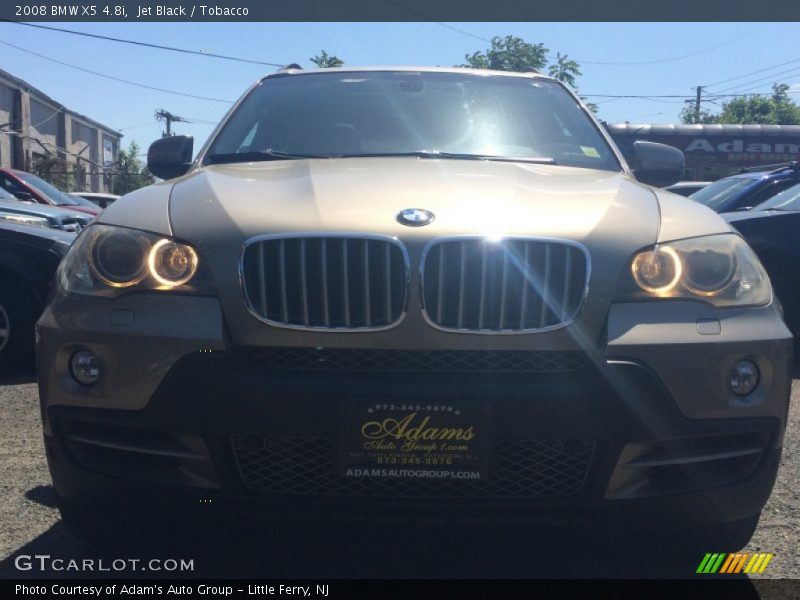 Jet Black / Tobacco 2008 BMW X5 4.8i
