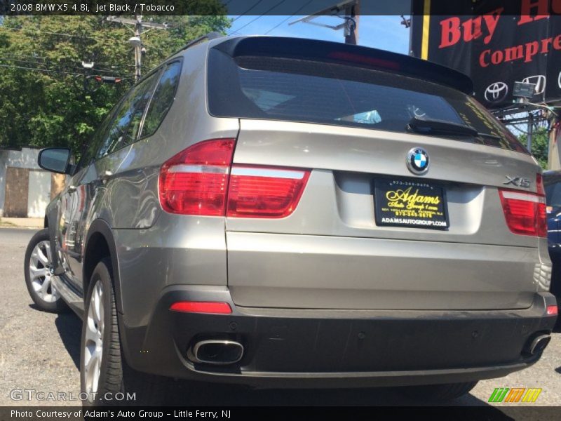 Jet Black / Tobacco 2008 BMW X5 4.8i