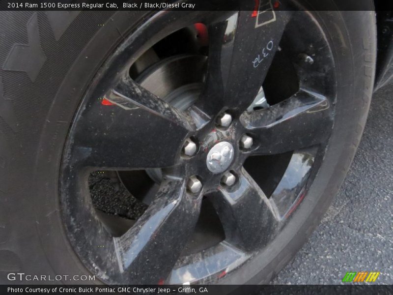 Black / Black/Diesel Gray 2014 Ram 1500 Express Regular Cab
