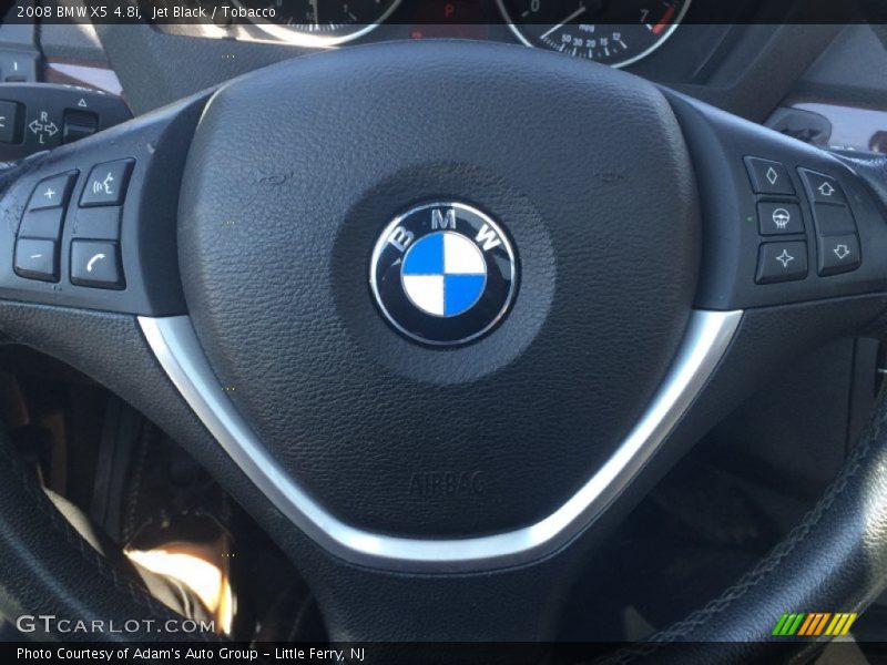 Jet Black / Tobacco 2008 BMW X5 4.8i