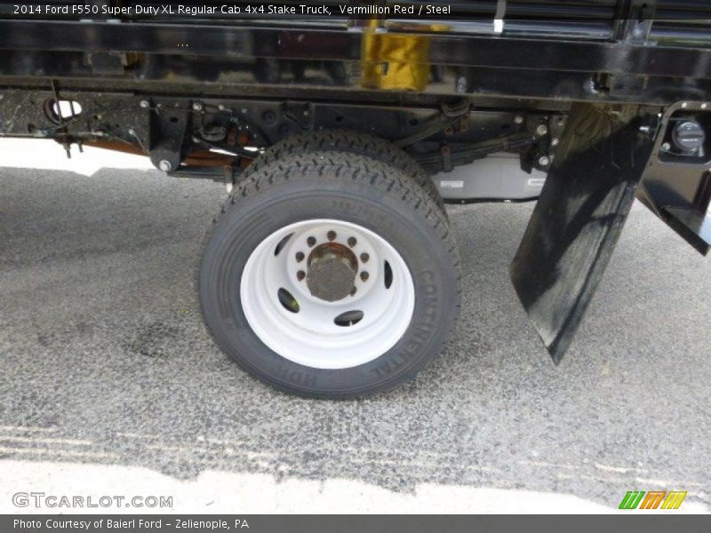  2014 F550 Super Duty XL Regular Cab 4x4 Stake Truck Wheel