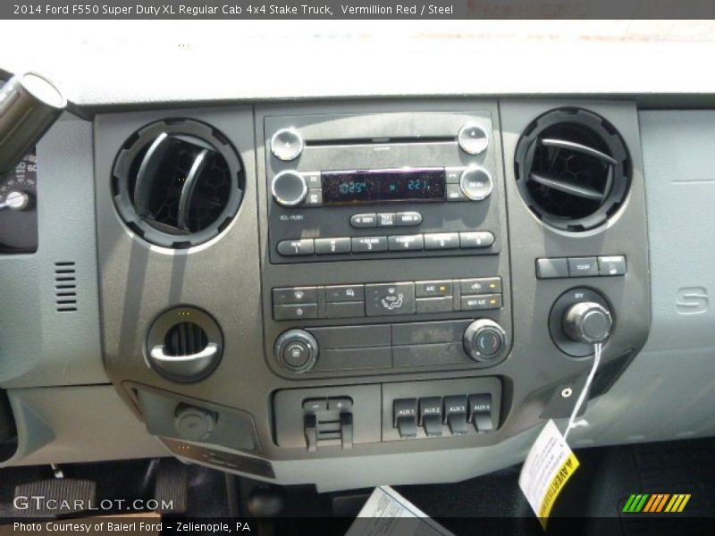 Controls of 2014 F550 Super Duty XL Regular Cab 4x4 Stake Truck