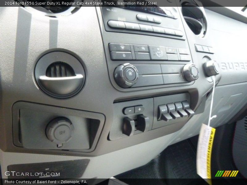 Controls of 2014 F550 Super Duty XL Regular Cab 4x4 Stake Truck