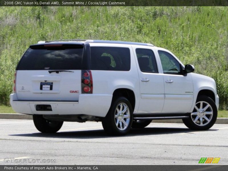 Summit White / Cocoa/Light Cashmere 2008 GMC Yukon XL Denali AWD