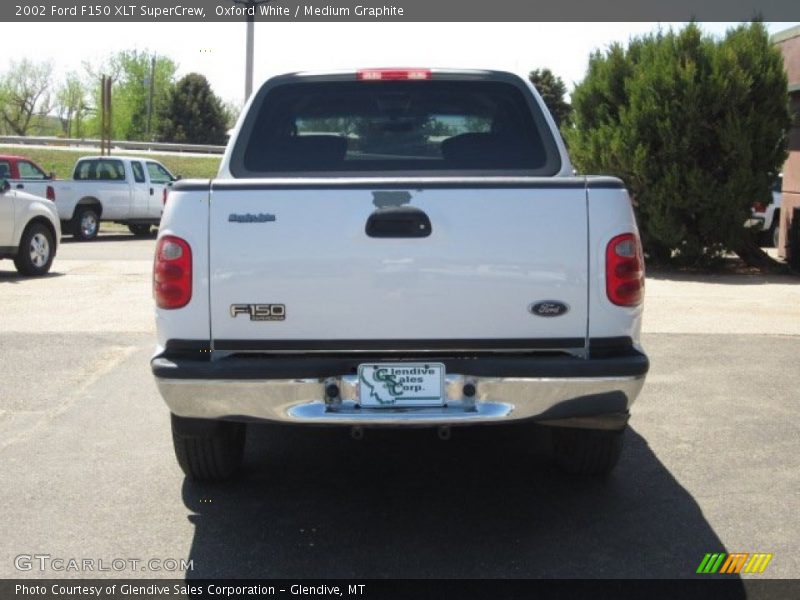 Oxford White / Medium Graphite 2002 Ford F150 XLT SuperCrew
