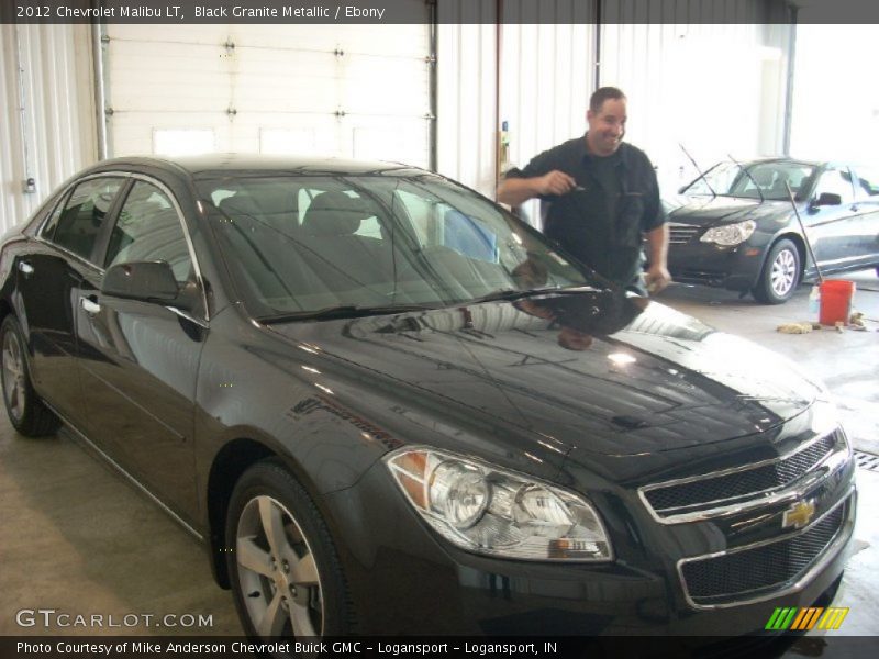 Black Granite Metallic / Ebony 2012 Chevrolet Malibu LT
