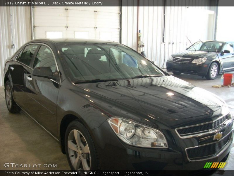 Black Granite Metallic / Ebony 2012 Chevrolet Malibu LT