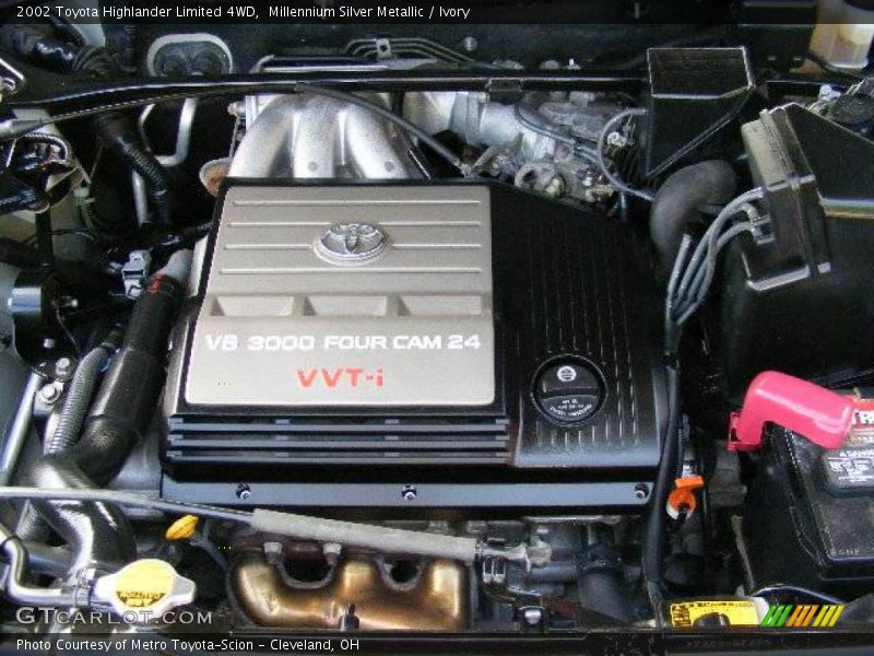 Millennium Silver Metallic / Ivory 2002 Toyota Highlander Limited 4WD