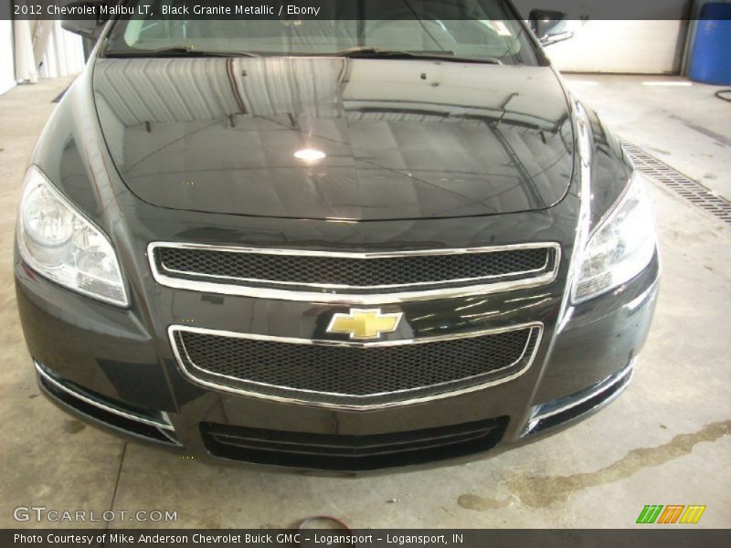 Black Granite Metallic / Ebony 2012 Chevrolet Malibu LT