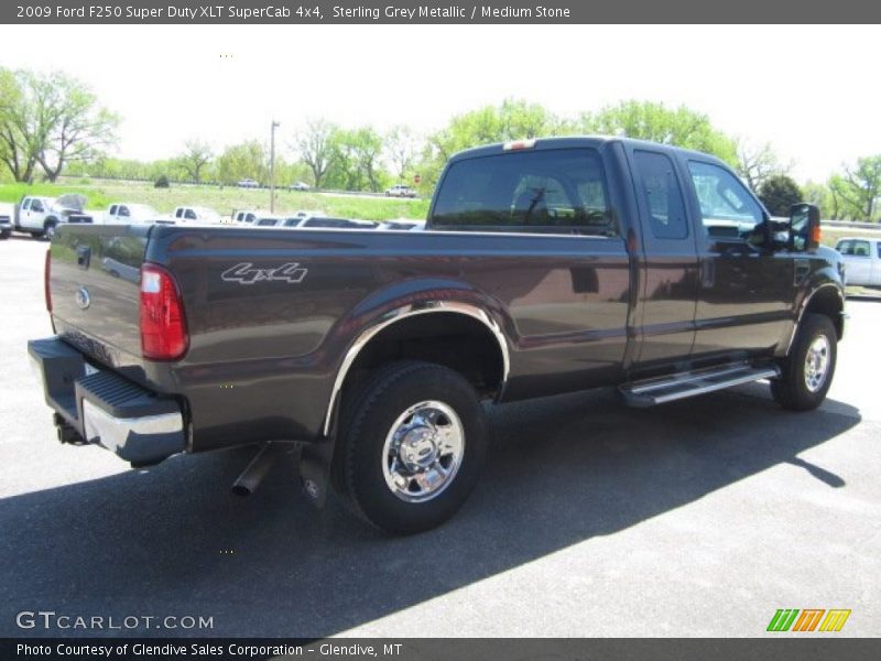 Sterling Grey Metallic / Medium Stone 2009 Ford F250 Super Duty XLT SuperCab 4x4