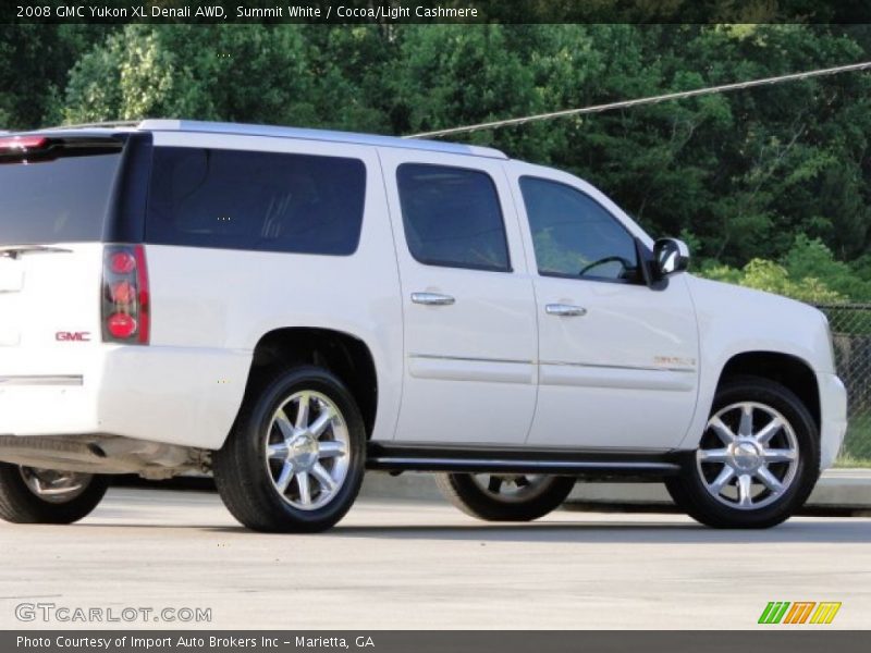 Summit White / Cocoa/Light Cashmere 2008 GMC Yukon XL Denali AWD