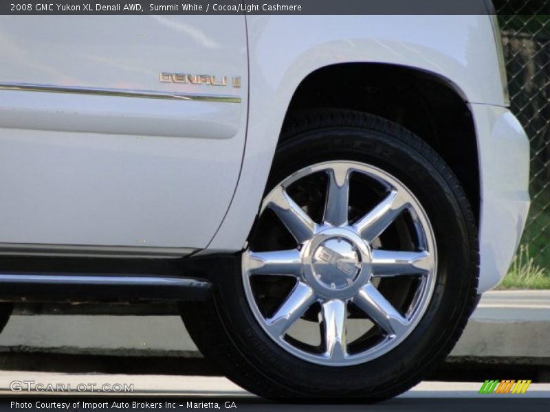 Summit White / Cocoa/Light Cashmere 2008 GMC Yukon XL Denali AWD