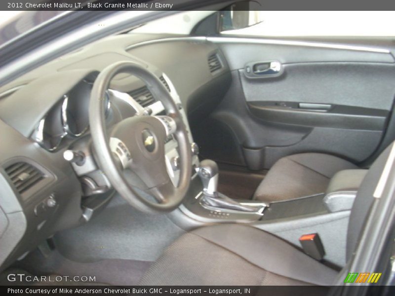 Black Granite Metallic / Ebony 2012 Chevrolet Malibu LT