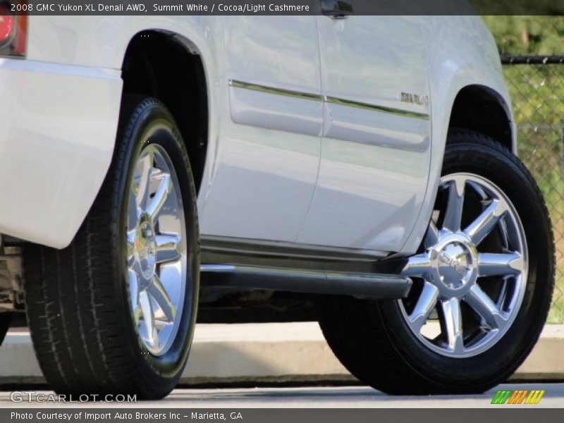 Summit White / Cocoa/Light Cashmere 2008 GMC Yukon XL Denali AWD