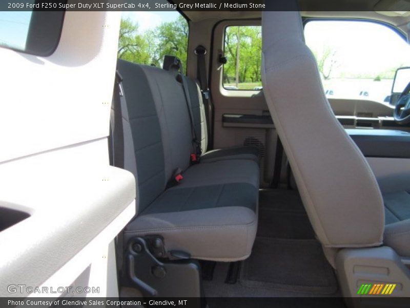 Sterling Grey Metallic / Medium Stone 2009 Ford F250 Super Duty XLT SuperCab 4x4