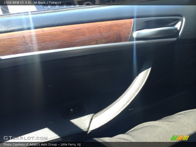 Jet Black / Tobacco 2008 BMW X5 4.8i