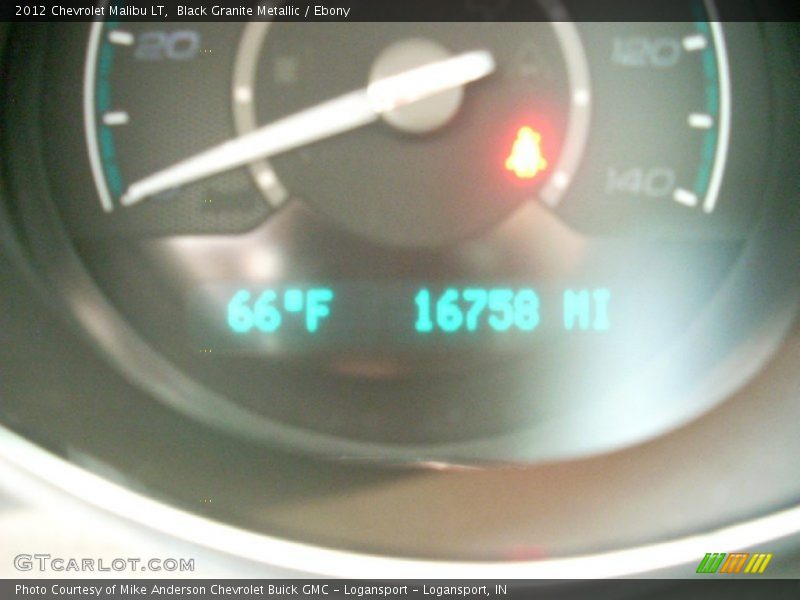 Black Granite Metallic / Ebony 2012 Chevrolet Malibu LT