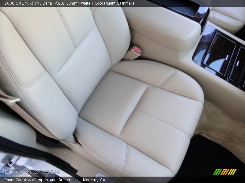 Summit White / Cocoa/Light Cashmere 2008 GMC Yukon XL Denali AWD