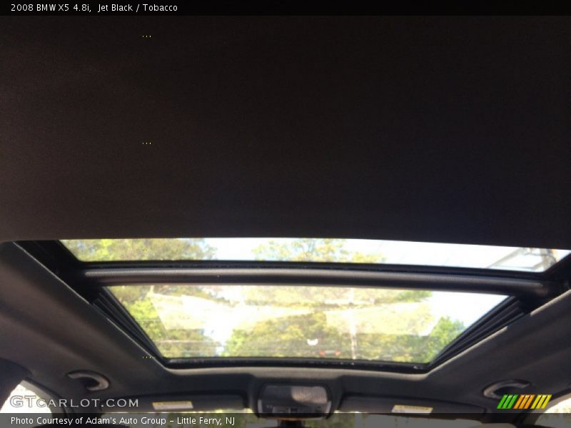 Jet Black / Tobacco 2008 BMW X5 4.8i