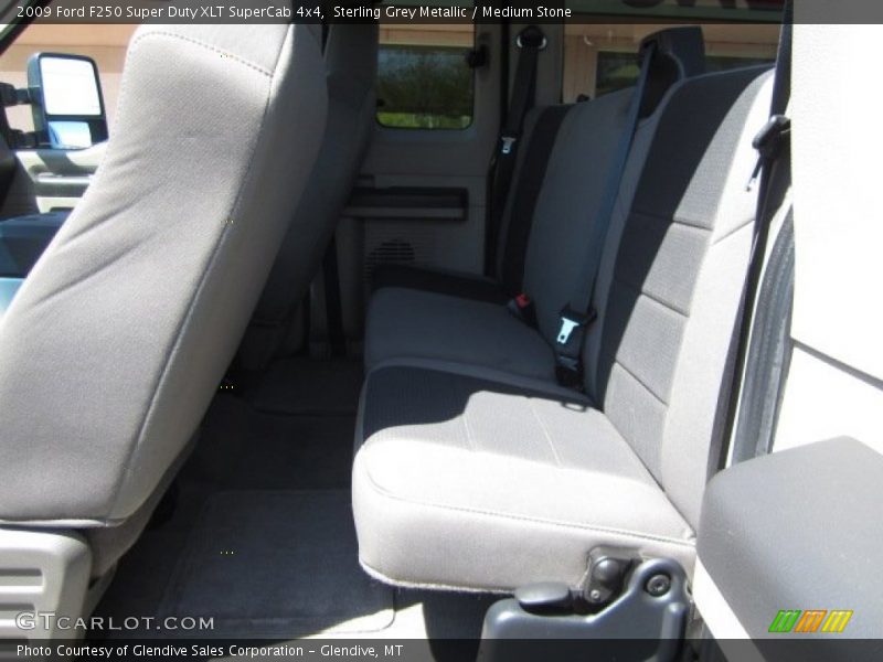 Sterling Grey Metallic / Medium Stone 2009 Ford F250 Super Duty XLT SuperCab 4x4