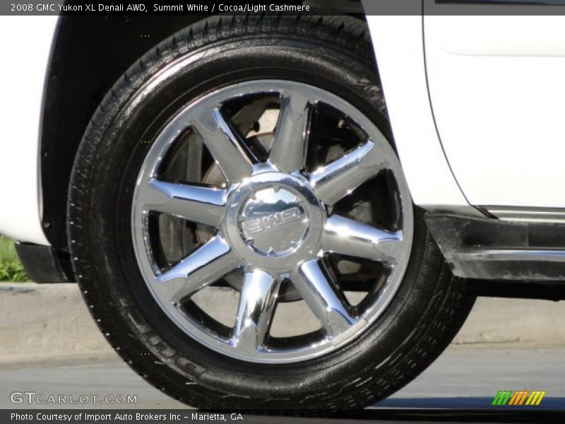 Summit White / Cocoa/Light Cashmere 2008 GMC Yukon XL Denali AWD