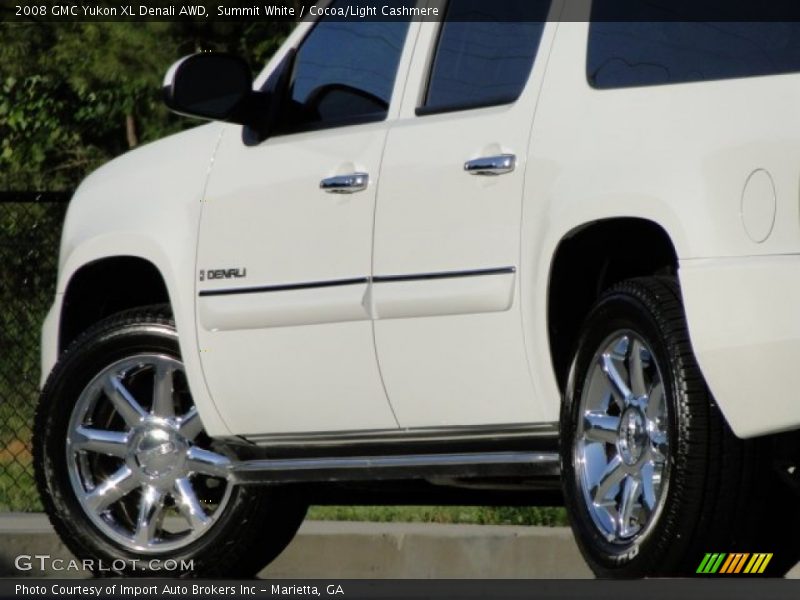 Summit White / Cocoa/Light Cashmere 2008 GMC Yukon XL Denali AWD
