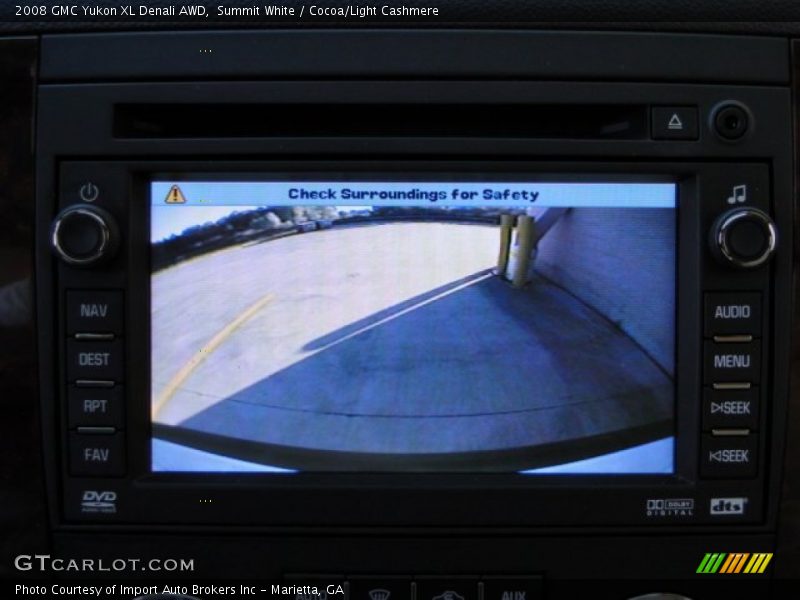 Summit White / Cocoa/Light Cashmere 2008 GMC Yukon XL Denali AWD