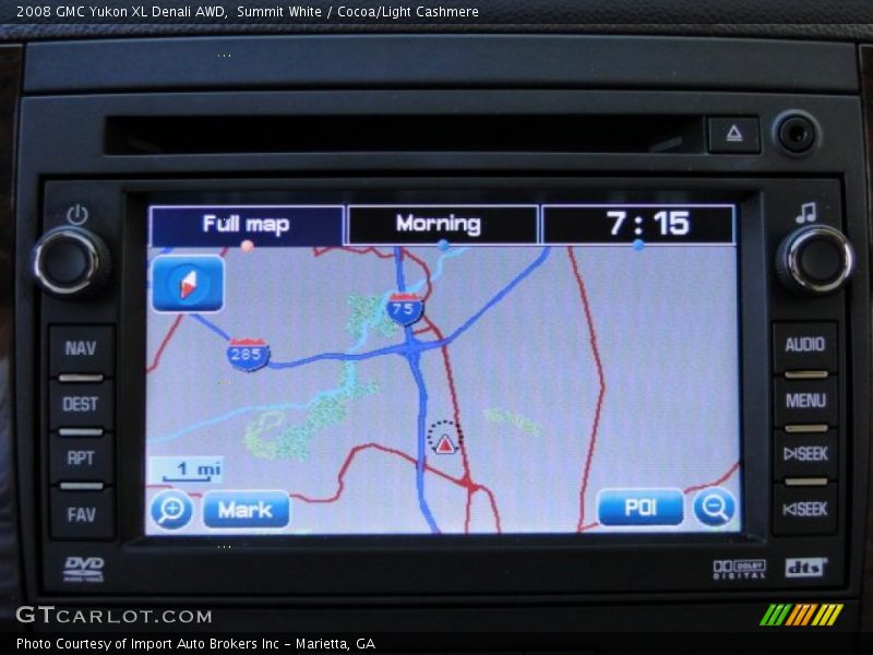 Summit White / Cocoa/Light Cashmere 2008 GMC Yukon XL Denali AWD