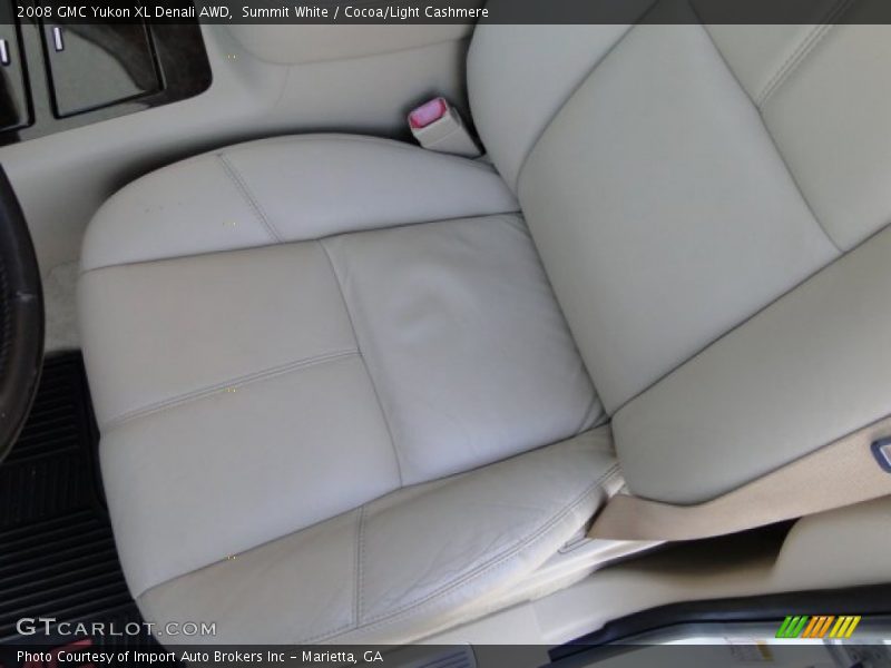 Summit White / Cocoa/Light Cashmere 2008 GMC Yukon XL Denali AWD