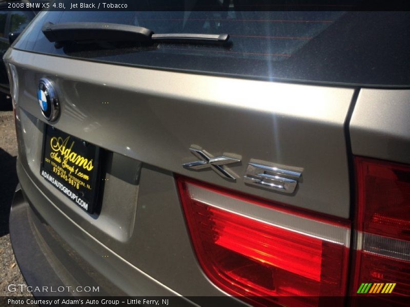 Jet Black / Tobacco 2008 BMW X5 4.8i