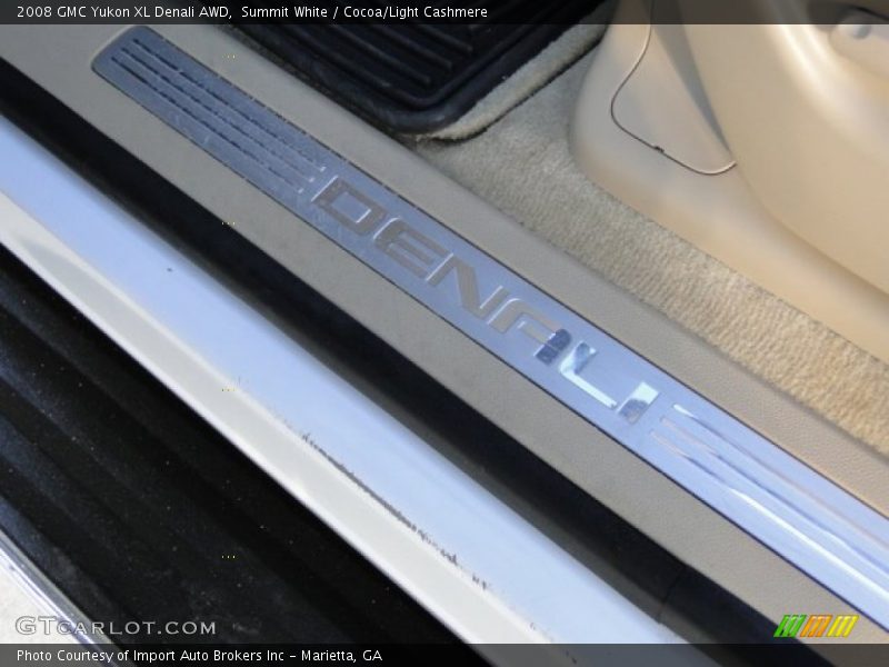 Summit White / Cocoa/Light Cashmere 2008 GMC Yukon XL Denali AWD