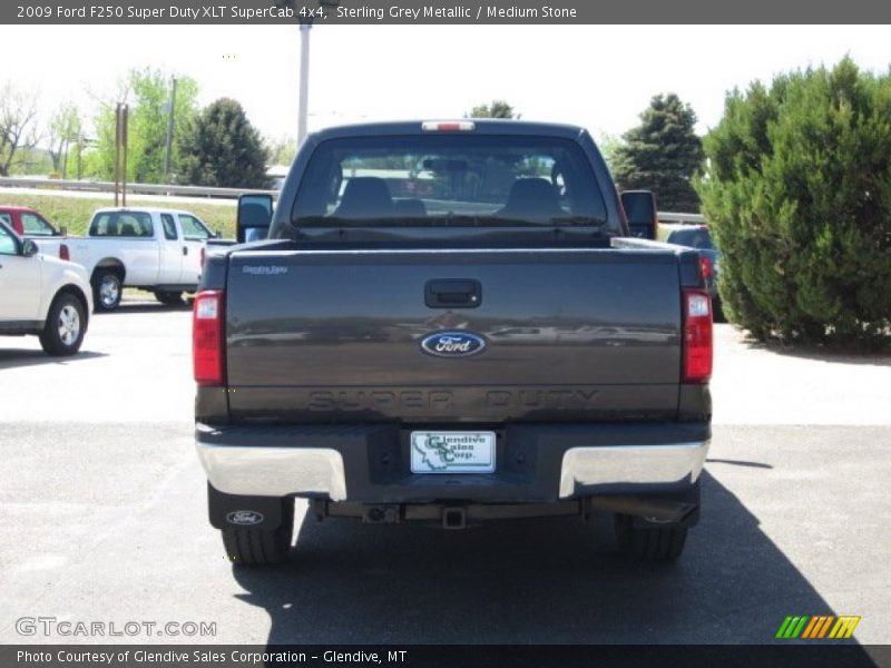 Sterling Grey Metallic / Medium Stone 2009 Ford F250 Super Duty XLT SuperCab 4x4