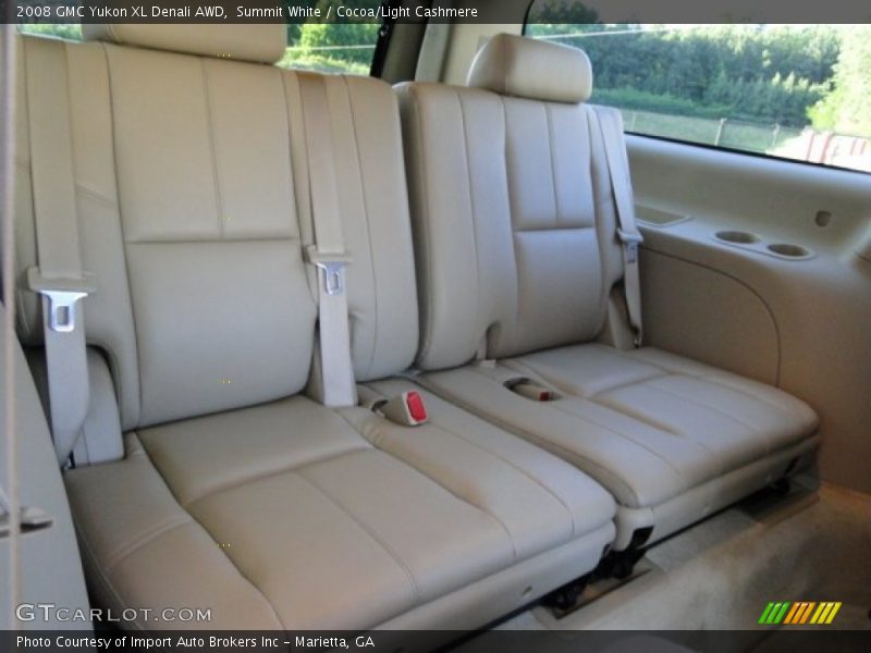 Summit White / Cocoa/Light Cashmere 2008 GMC Yukon XL Denali AWD