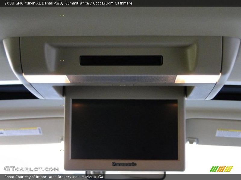 Summit White / Cocoa/Light Cashmere 2008 GMC Yukon XL Denali AWD