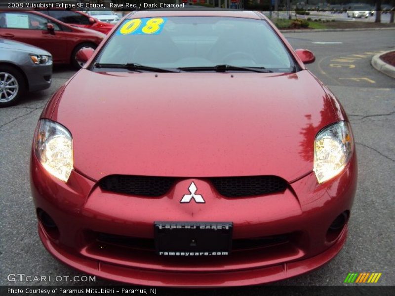 Rave Red / Dark Charcoal 2008 Mitsubishi Eclipse SE Coupe