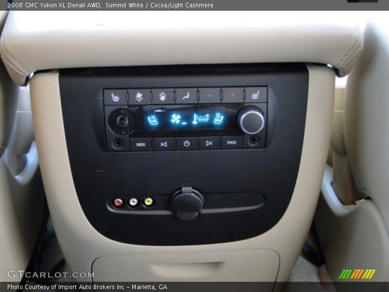 Summit White / Cocoa/Light Cashmere 2008 GMC Yukon XL Denali AWD