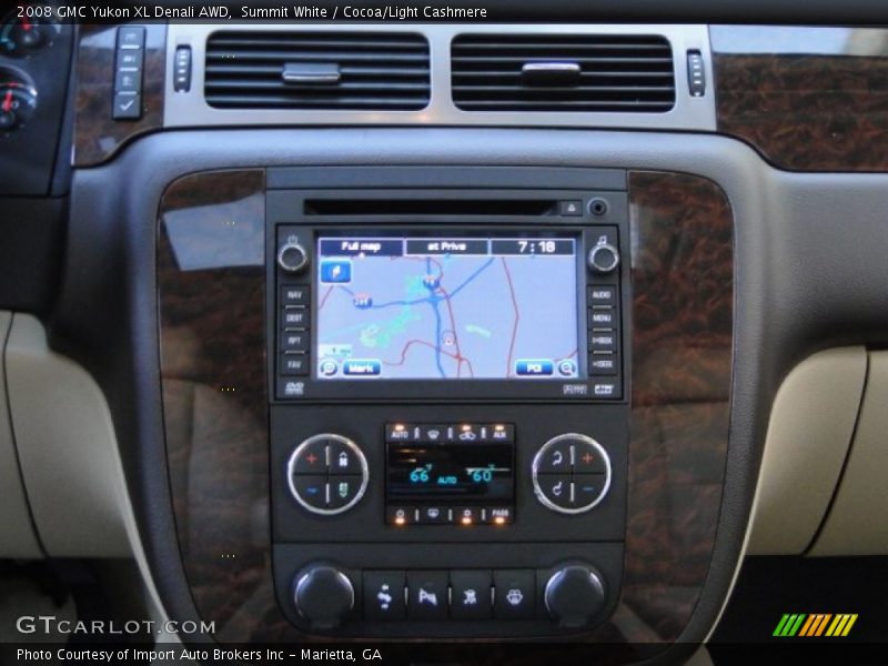 Summit White / Cocoa/Light Cashmere 2008 GMC Yukon XL Denali AWD
