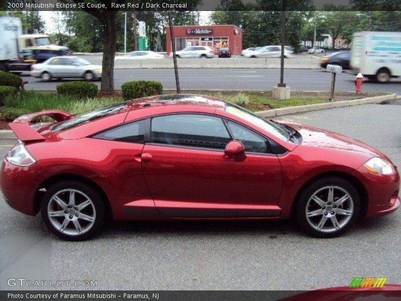 Rave Red / Dark Charcoal 2008 Mitsubishi Eclipse SE Coupe