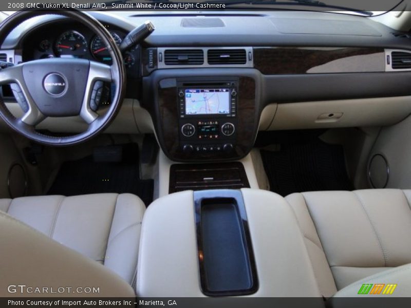 Summit White / Cocoa/Light Cashmere 2008 GMC Yukon XL Denali AWD