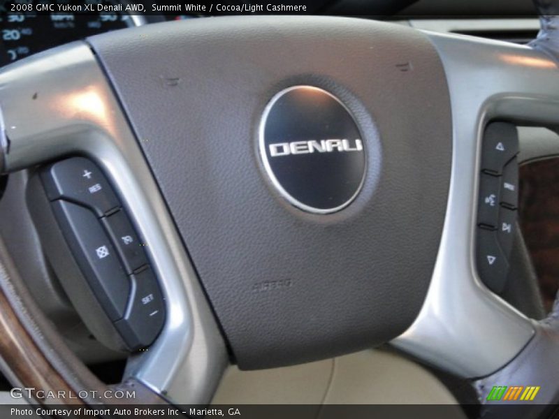 Summit White / Cocoa/Light Cashmere 2008 GMC Yukon XL Denali AWD